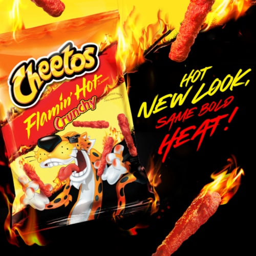 Cheetos Flamin Hot Crunchy Chips 226.8g